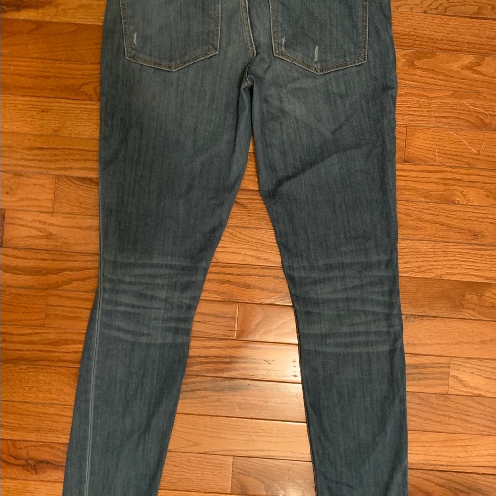 Express High Rise Ripped Jeans - Picture 2 of 4